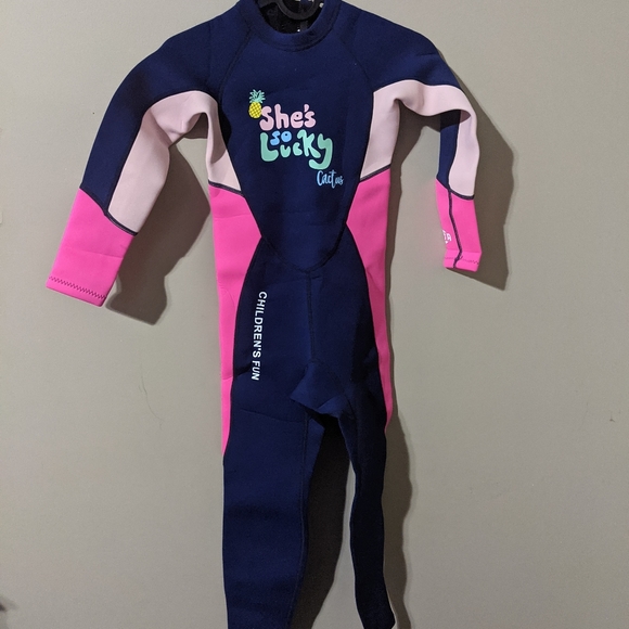 DIVE & SAIL 2.5MM Full Wetsuit for Girls - Picture 2 of 3